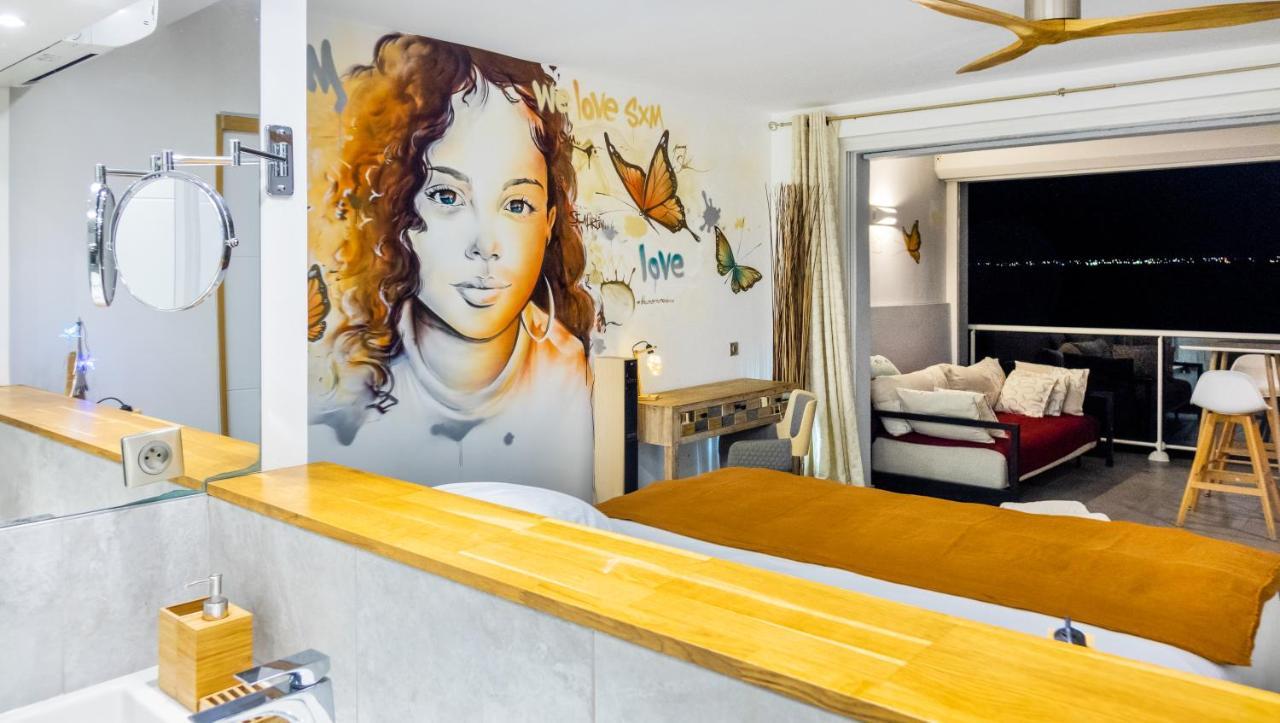 Official Page "Residence Bleu Marine" - Sea View Apartments & Studios - Saint-Martin French Side Grand Case Zewnętrze zdjęcie