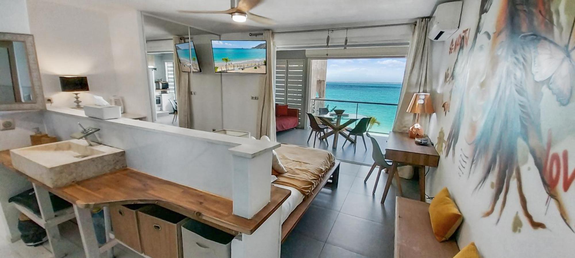 Official Page "Residence Bleu Marine" - Sea View Apartments & Studios - Saint-Martin French Side Grand Case Zewnętrze zdjęcie