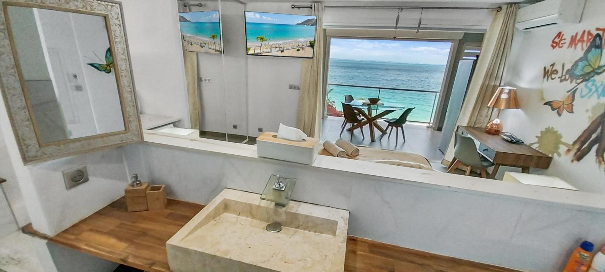 Official Page "Residence Bleu Marine" - Sea View Apartments & Studios - Saint-Martin French Side Grand Case Zewnętrze zdjęcie